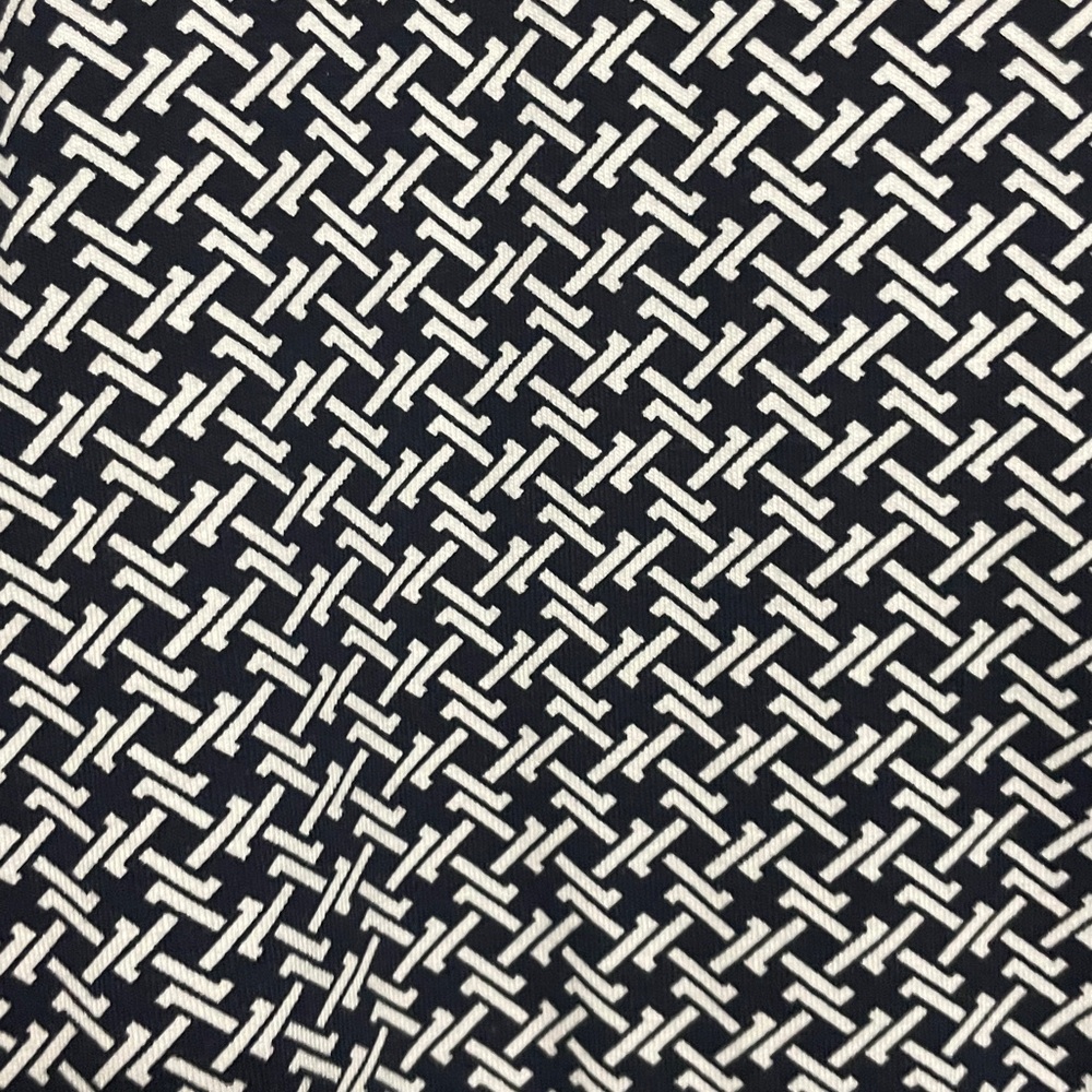 Tailor Vintage Black and White Geometric Shirt - Picture 2 of 3